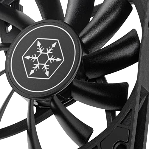 SilverStone Technology Air Slimmer 90 Enhanced Performance 92mm Slim Fan with PWM, SST-AS90B