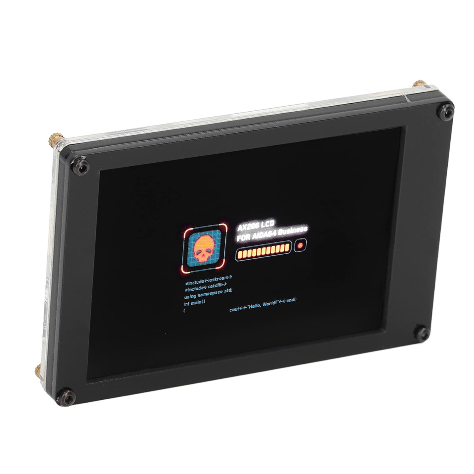 Acogedor 3.5 inch IPS Monitor Sub Screen LCD Display Screen, with Bracket and USB Power Cable, for USB and Raspberry Pi, No Extra Power Supply