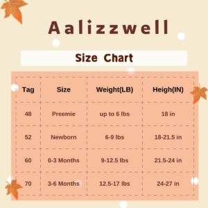 Aalizzwell Newborn Girls Outfit, Infant Princess Arrived Clothes Long Sleeve Floral Fall Winter Clothing NB Purple Coming Home