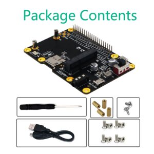 3G 4G LTE Base Hat Module, PC Computer Board to Micro USB with SIM Card, Support 3Amps, Mini PCI E Socket, for Raspberry Pi 4 3 2