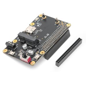 3G 4G LTE Base Hat Module, PC Computer Board to Micro USB with SIM Card, Support 3Amps, Mini PCI E Socket, for Raspberry Pi 4 3 2