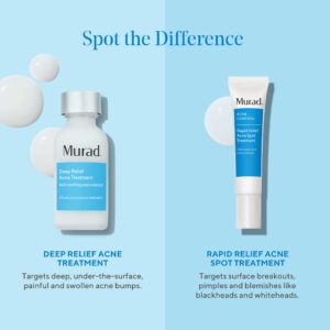 Murad Deep Relief Acne Treatment - Acne Control Max Strength 2% Salicylic Acid, Healing Treatment for Deep, Uncomfortable Acne, 1 Fl Oz