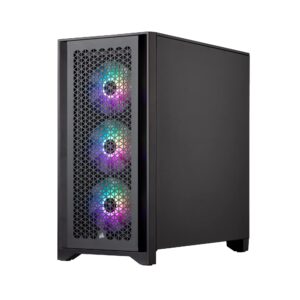 Velztorm Tentorix Custom PC Gaming Tower (240 mm AIO, AMD Ryzen 7 5800X3D 8-Core, GeForce RTX 3060 Ti 8GB, 32GB DDR4, 1TB PCIe SSD + 1TB HDD (3.5), AC WiFi, RGB Fans, 750W PSU, BT, Win 10P) VELZ0057