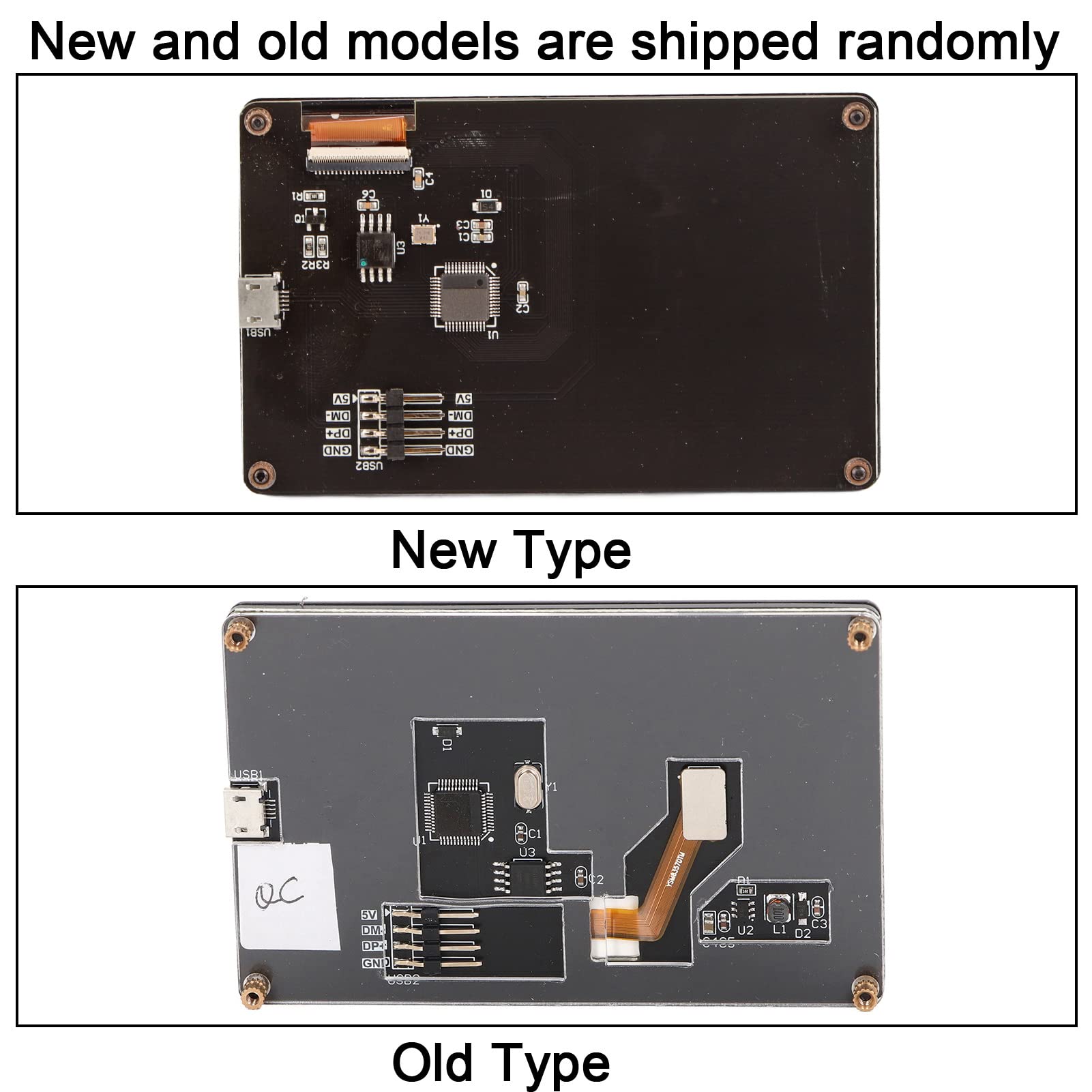 Acogedor 3.5 inch IPS Monitor Sub Screen LCD Display Screen, with Bracket and USB Power Cable, for USB and Raspberry Pi, No Extra Power Supply