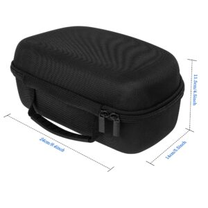 kawazey [ Reusable Half-Mask Respirator Case] Hard Travel storage Case Replacement for 3M Reusable Face Piece 6100/6200/Series [Black]