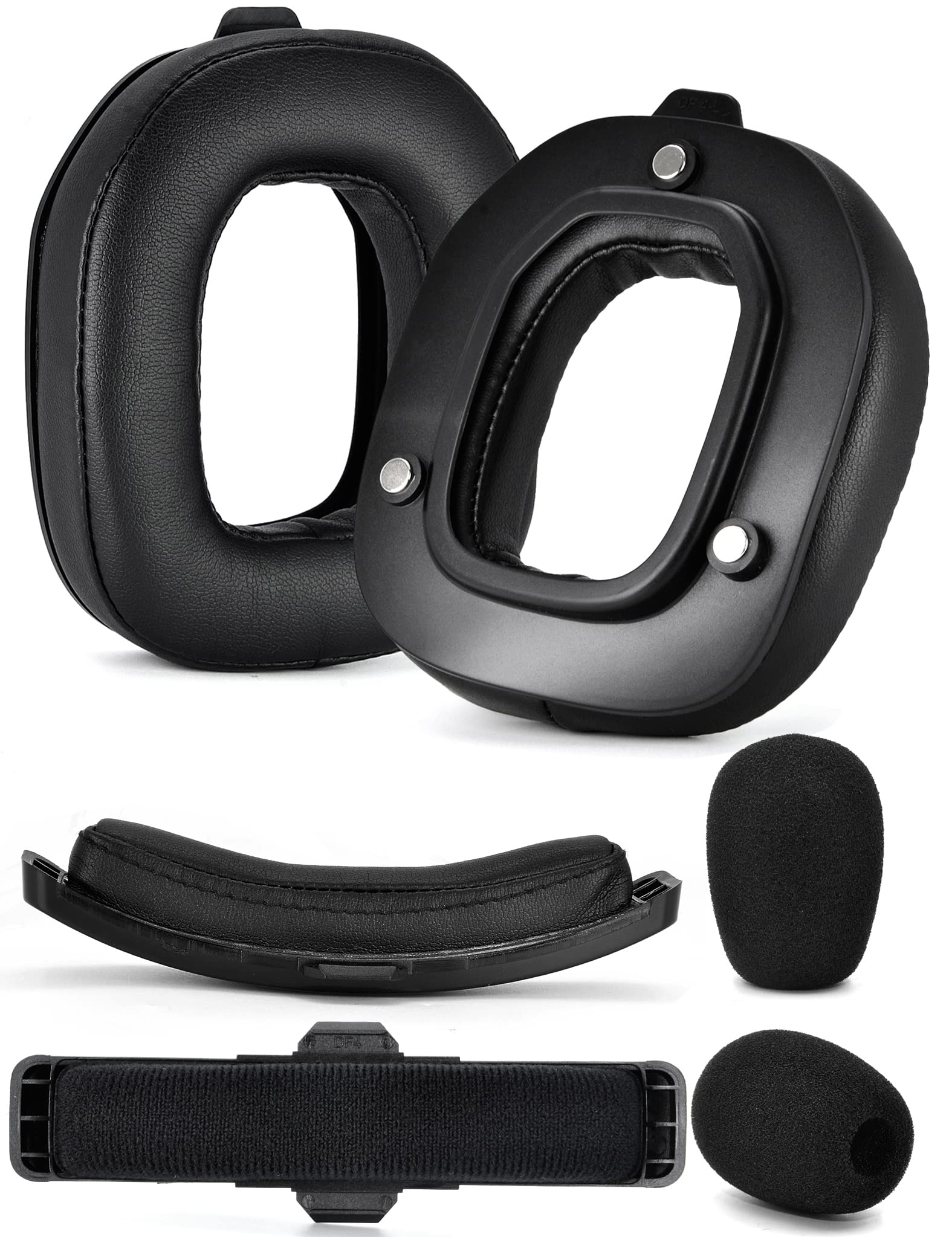 A50 Gen 4 Mod Kit - defean Replacement Earpads and Headband Compatible with Astro A50 Gen 4 Headset,Ear Cushions, Upgrade High-Density Noise Cancelling Foam, Added Thickness