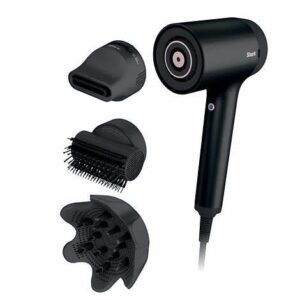 shark hyperair iq hair dryer ultra-fast drying. no heat damage. styles that last. (black), 4 count (hd125)