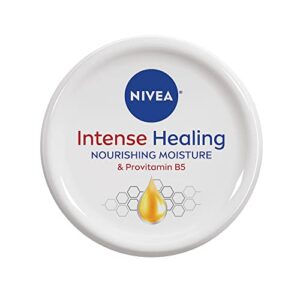 NIVEA Intense Healing Body Cream, Non-Greasy Daily Moisturizer for Dry Skin, Enriched with Provitamin B5, Moisturizes Up To 72 Hours, 13.5 Oz Jar