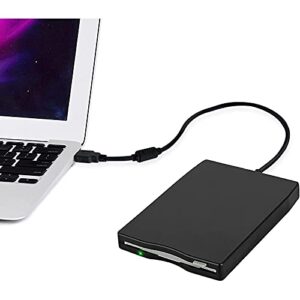 Tycncty USB Floppy Drive 3.5Inch USB External Floppy Disk Drive Portable 1.44 MB FDD USB Drive Plug and for PC Windows XP