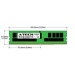 A-Tech 32GB RAM Replacement for Dell SNPCPC7GC/32G, A8711888, CPC7G, 0CPC7G | DDR4 2400MHz PC4-19200 2Rx4 ECC Registered RDIMM Single Server Memory Module