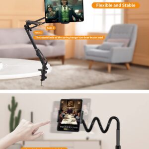 LILANZo Tablet Stand & Phone Holder, Adjustable Stand for 4.6-12.9'' Devices, Compatible with iPad, iPhone, Kindle, Fire HD, Nintendo Switch, Samsung, GoPro etc.