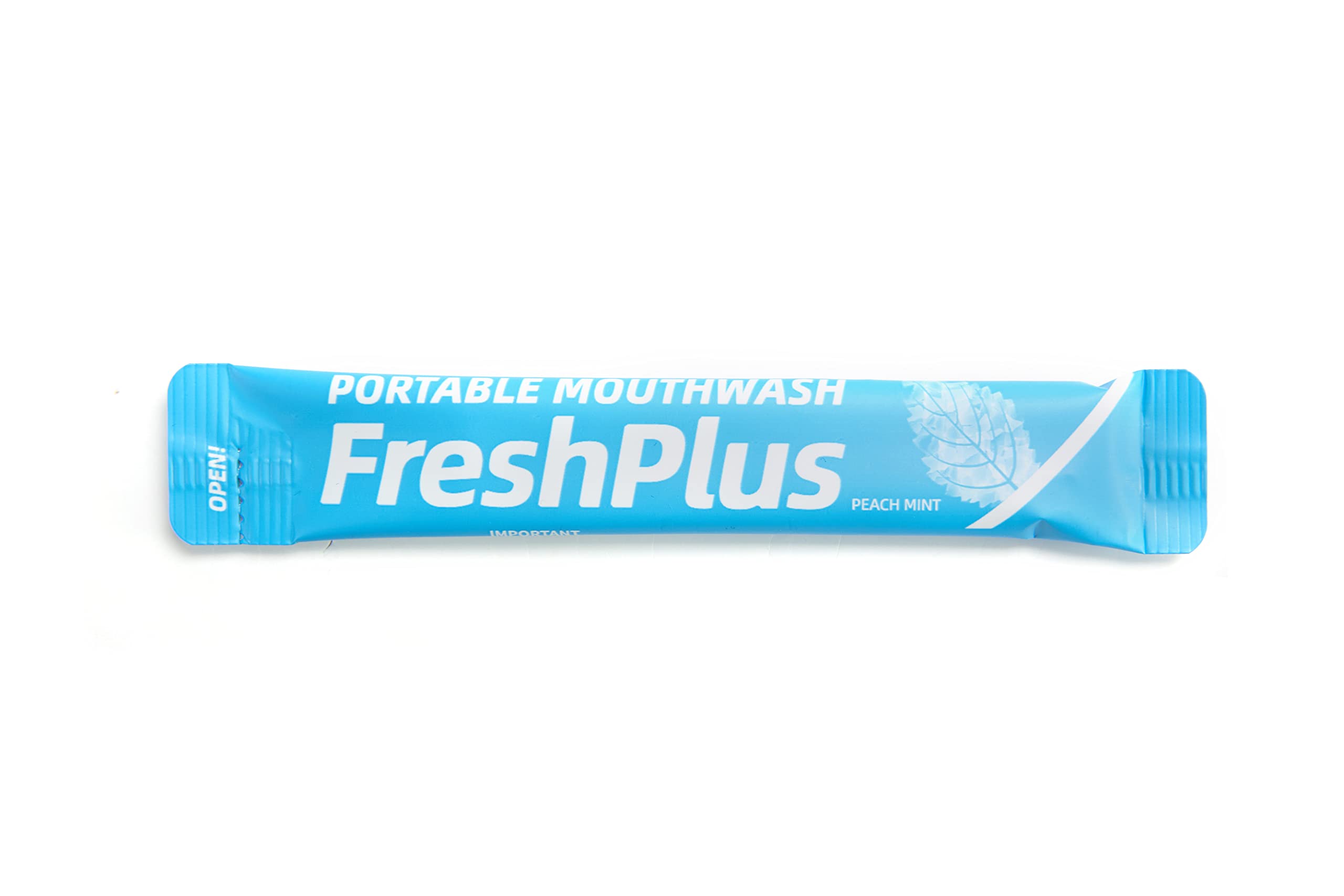 FreshPlus MouthWash - TSA Approved Travel Porable mouthwash, Alcohol Free, Natural Ingredients for Bad Breath,Evest Oral Care Treatments,20 Packets, Essential Oxygen