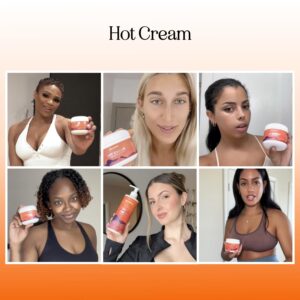 Premium Hot Cream Sweat Enhancer - Firming Body Lotion for Women and Men and Body Sculpting Cellulite Workout Cream - Ultra Moisturizing Invigorating Body Firming Cream with Natural Oils - 2 Pack