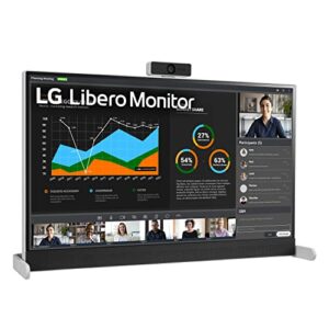 lg 27mq70qc-s.aus 27" qhd ips hdr 10 libero monitor with detachable full hd webcam