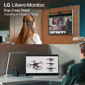 LG 27MQ70QC-S.AUS 27" QHD IPS HDR 10 Libero Monitor with Detachable Full HD Webcam