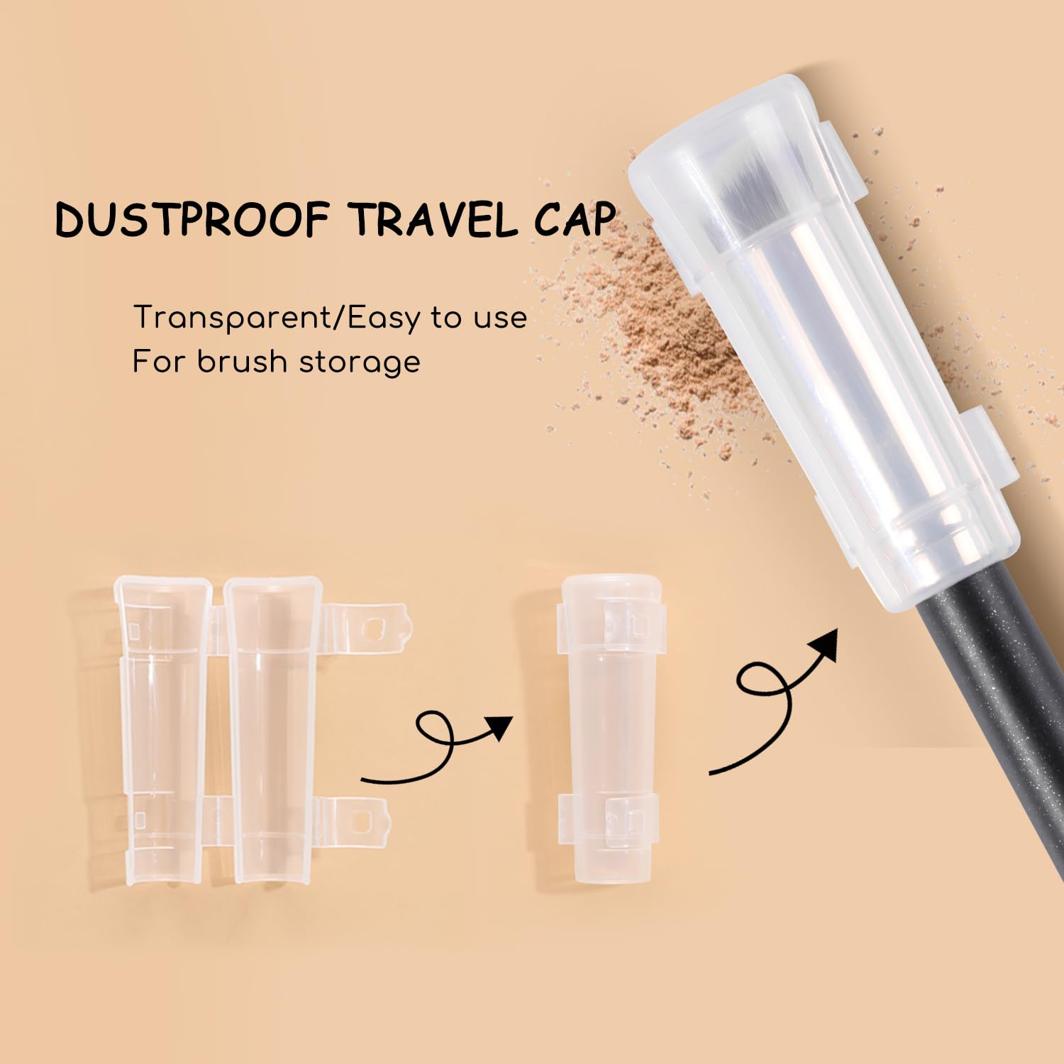 ENERGY Under Eye Concealer Brush Nose Contour Brush Mini Angled Flat Top Kabuki for Dark Circles Puffiness Blending Buffing with Powder Liquid Cream Small Flawless Makeup Foundation Brush