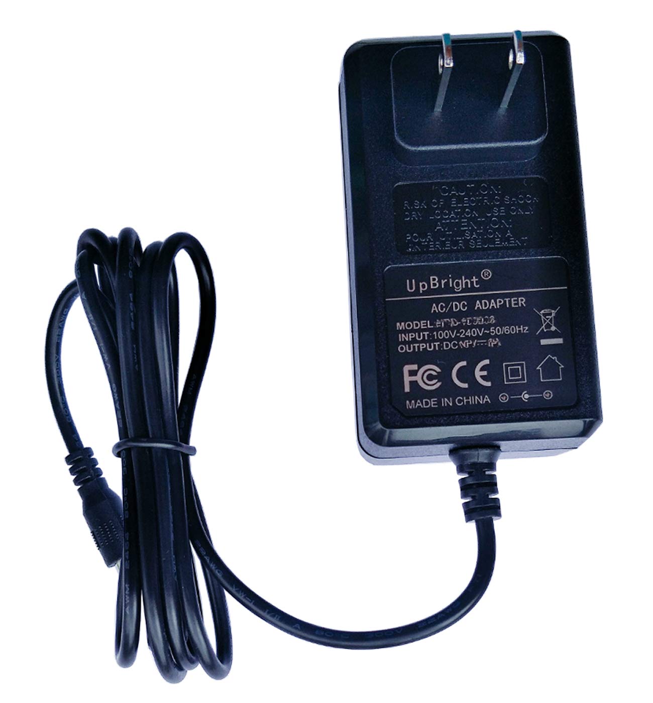 UpBright 12V AC/DC Adapter Compatible with Cisco Meraki MX67 MX67-HW 600-76010-A MX67W MX67W-HW 600-76015-B MX67C MX67C-HW-NA Cloud Security Delta ADP30KR B ADP30KRB 12VDC 2.5A Power Supply Charger