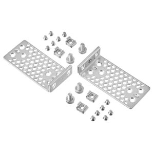 mokerlink metal rack mount ear for 17.3 inch switches, compatible for cisco 2960x 2960xr 3650 3850 network switch