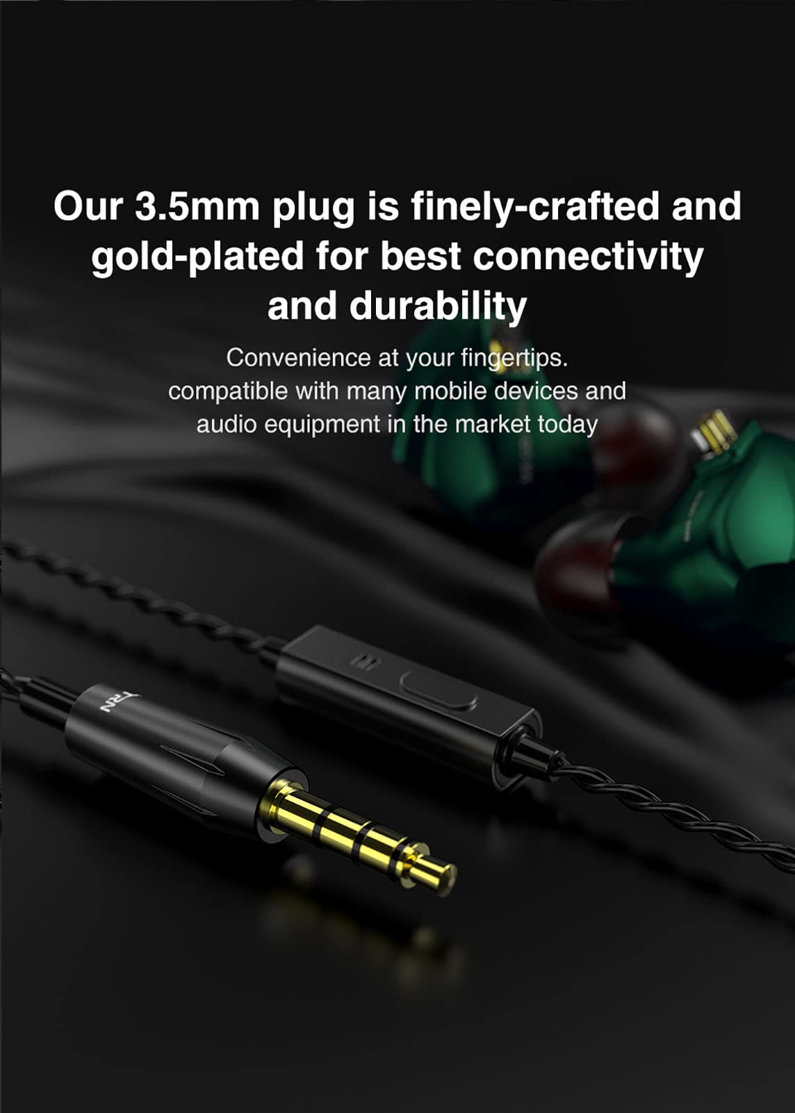 FEDAI TRN VX in Ear Earphone, 1DD+6BA Hybrid Driver 10mm Dual-Magnet DD HiFi in-Ear Earphones,Hybrid Driver HiFi in Ear Monitor with Magnesium Alloy Housing 0.75mm 2 Pin Cable (Without Mic, Green). …