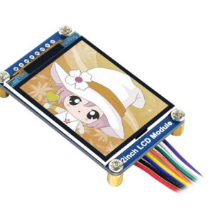 waveshare 2inch LCD Display Module,General 240×320 Resolution IPS Screen RGB 262K Color Display,ST7789 Driver,SPI Interface,LED Backlight