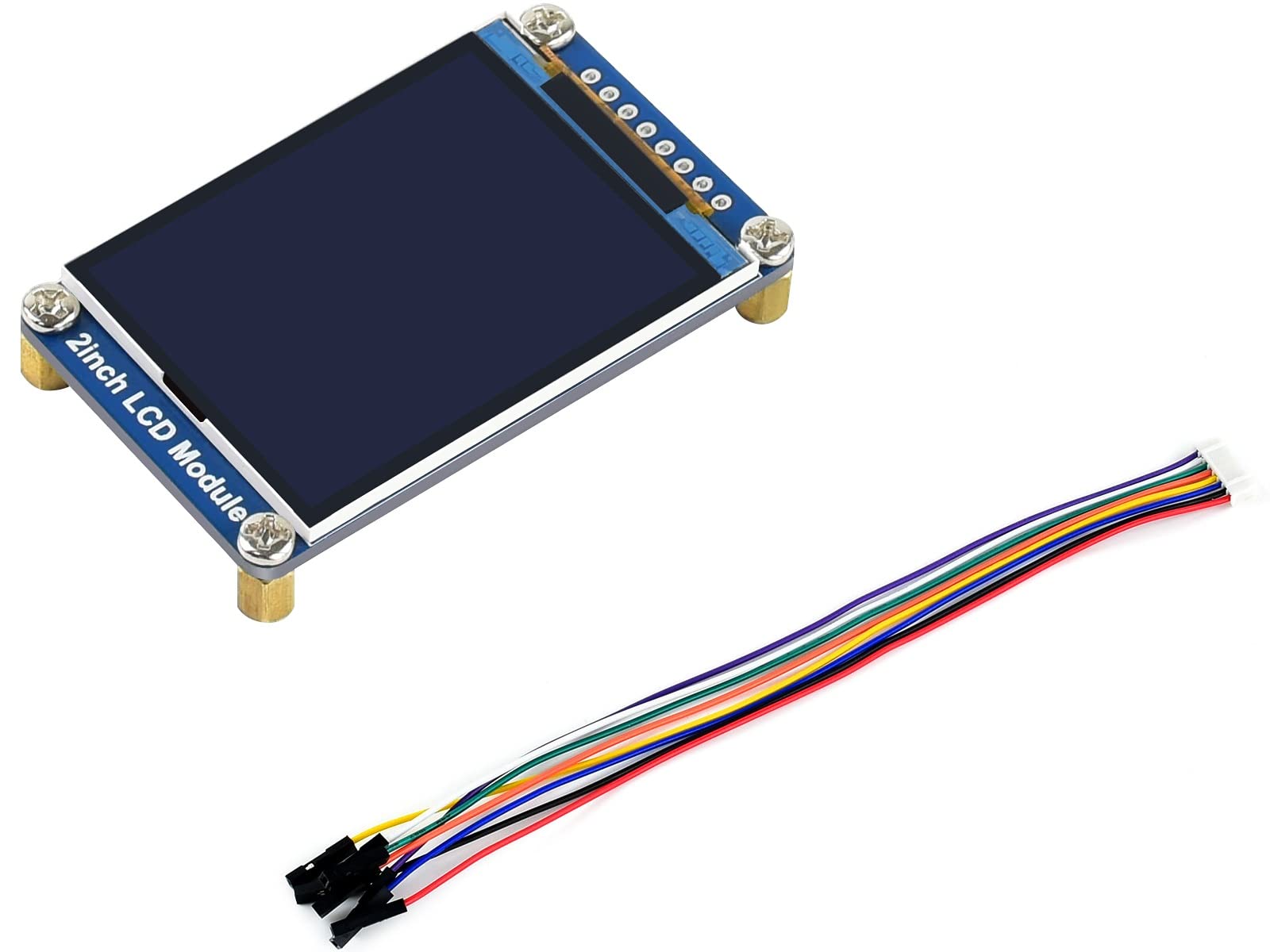 waveshare 2inch LCD Display Module,General 240×320 Resolution IPS Screen RGB 262K Color Display,ST7789 Driver,SPI Interface,LED Backlight