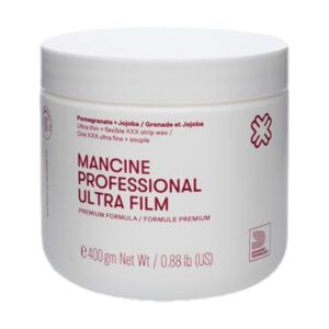 mancine soft wax, ultra film pomegranate & jojoba 14 oz