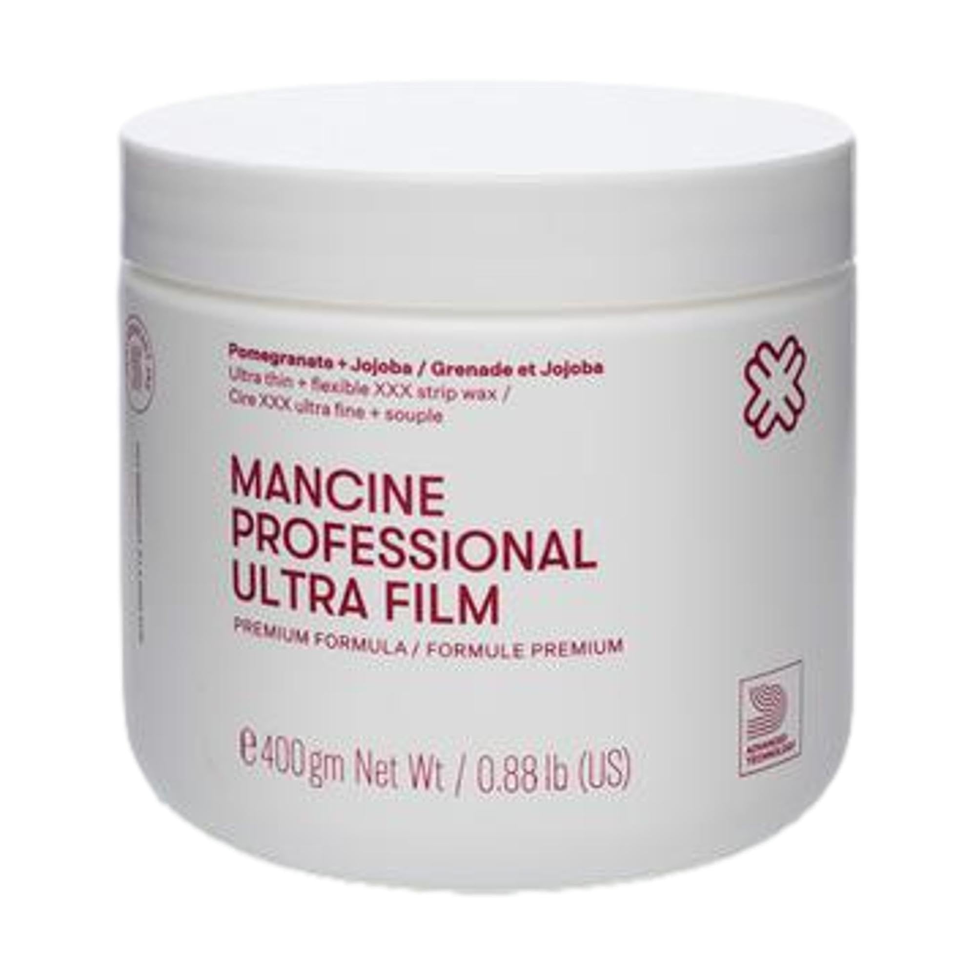 Mancine Soft Wax, ULTRA Film Pomegranate & Jojoba 14 oz