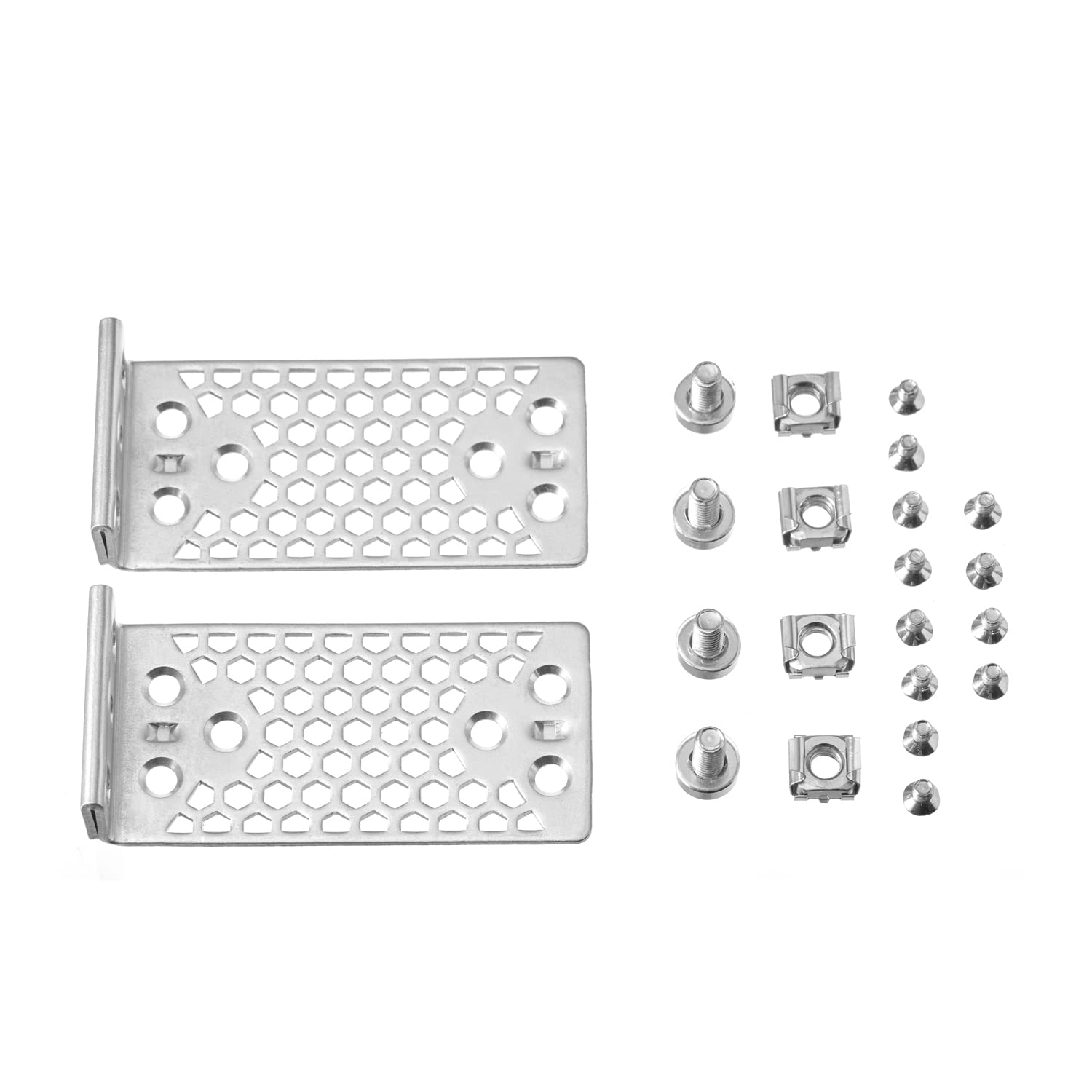 MokerLink Metal Rack Mount Ear for 17.3 inch Switches, Compatible for Cisco 2960X 2960XR 3650 3850 Network Switch