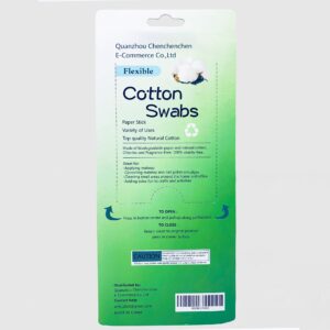 Natural Paper Cotton Swabs 500ct, Double Tips Cotton Buds for Personal Care