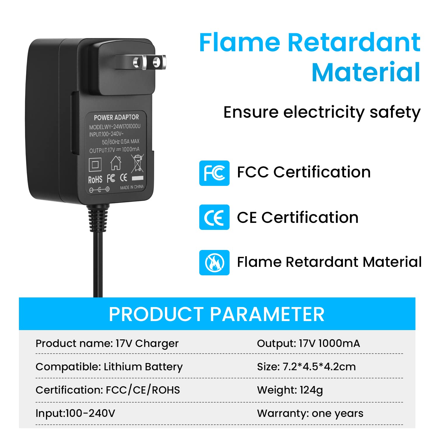 NFGEKT Charger for Bose Soundlink I II III 1 2 3 Charger Bluetooth Speaker Power Cord Replacement 17V-20V Bose Soundlink Portable Wireless Speaker P/N: 369946-1300 306386-101 404600 414255