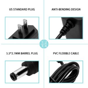 12V AC DC Adapter for Seagate Freeagent Goflex, WD Western Digital My Book External Hard Drive Power Supply Cord, Replacement AC Adapter WA-24E12 ADS-24S-12 STEB8000100 STEL8000100 WDPS037RNN