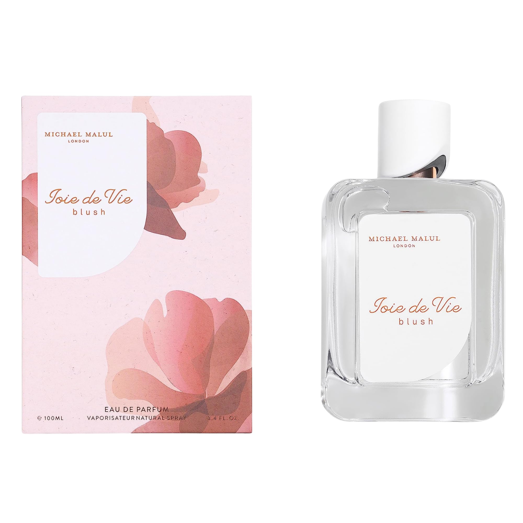 Michael Malul Joie de Vie Blush Eau de Parfum for Women - 100ml | 3.4oz