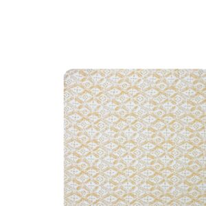 Crane Baby Soft Cotton Crib Mattress Sheet, Fitted Sheet for Cribs and Toddler Beds, Diamond, 28”w x 52”h x 9”d