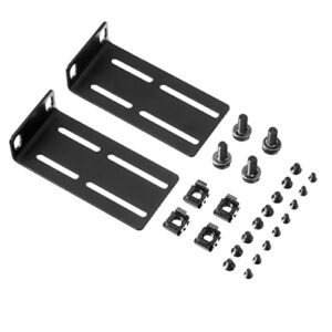 rack mount kit universal adjustable 19 inch rack ears for hp/procurve/aruba/officeconnect/hpe and other switches