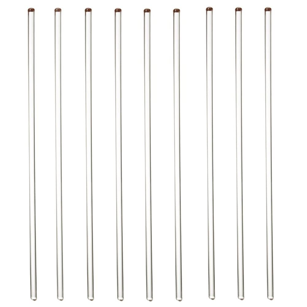 Glass Measuring Low Form Beaker Set 50ml 100ml 250ml 9pcs Glass Stir Sticks Glass Stirring Rod 12" Long 1/4'' Diameter