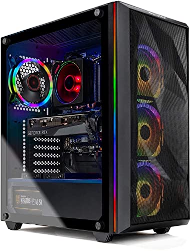 Skytech Gaming Chronos Gaming PC Desktop – AMD Ryzen 7 3700X 3.6 GHz, RTX 3070, 1TB NVME SSD, 16G DDR4 3200, 650W Gold PSUAC Wi-Fi, Windows 10 Home 64-bit (Renewed Premium)