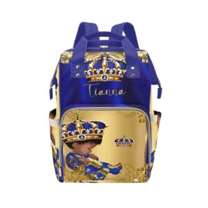 xozoty gold blue cute baby boy diaper bags with name waterproof mummy backpack nappy nursing baby bags gifts tote bag for women