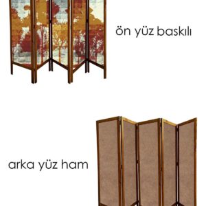 Autumn Poem Nature View Room Dividers