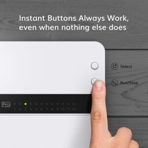 Aeon Matrix Yardian Pro Smart Sprinkler Controller 6 Zone - Control Buttons, Apple HomeKit, Alexa, Google Assistant and Home Assistant Compatible, Enhanced Wi-Fi, RJ45, Level VI Worldwide Power Supply