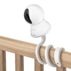 holaca flexible twist mount + base connect for blurams baby monitor dog camera, adjustable 360 degree mount for blurams baby monitor