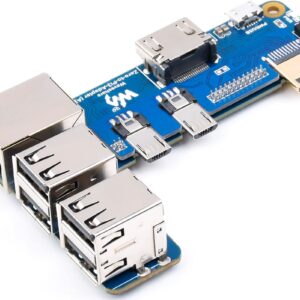 Raspberry Pi Zero to Pi 3B/3B+ Adapter, Based on Raspberry Pi Zero Series to Reproduce Original Appearance of Pi 3B/3B+, Alternative for Raspberry Pi 3 Model B/3B+, Compatible with Pi 3B/ 3B+ HATs