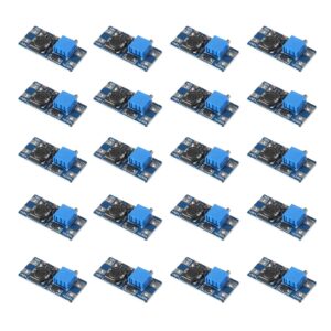 diann 20pcs mt3608 boost module dc-dc step up mpdule 2v-24v to 5v-28v 2a output dc voltage regulator adjustable power supply board