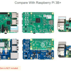 Raspberry Pi Zero to Pi 3B/3B+ Adapter, Based on Raspberry Pi Zero Series to Reproduce Original Appearance of Pi 3B/3B+, Alternative for Raspberry Pi 3 Model B/3B+, Compatible with Pi 3B/ 3B+ HATs