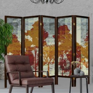 Autumn Poem Nature View Room Dividers