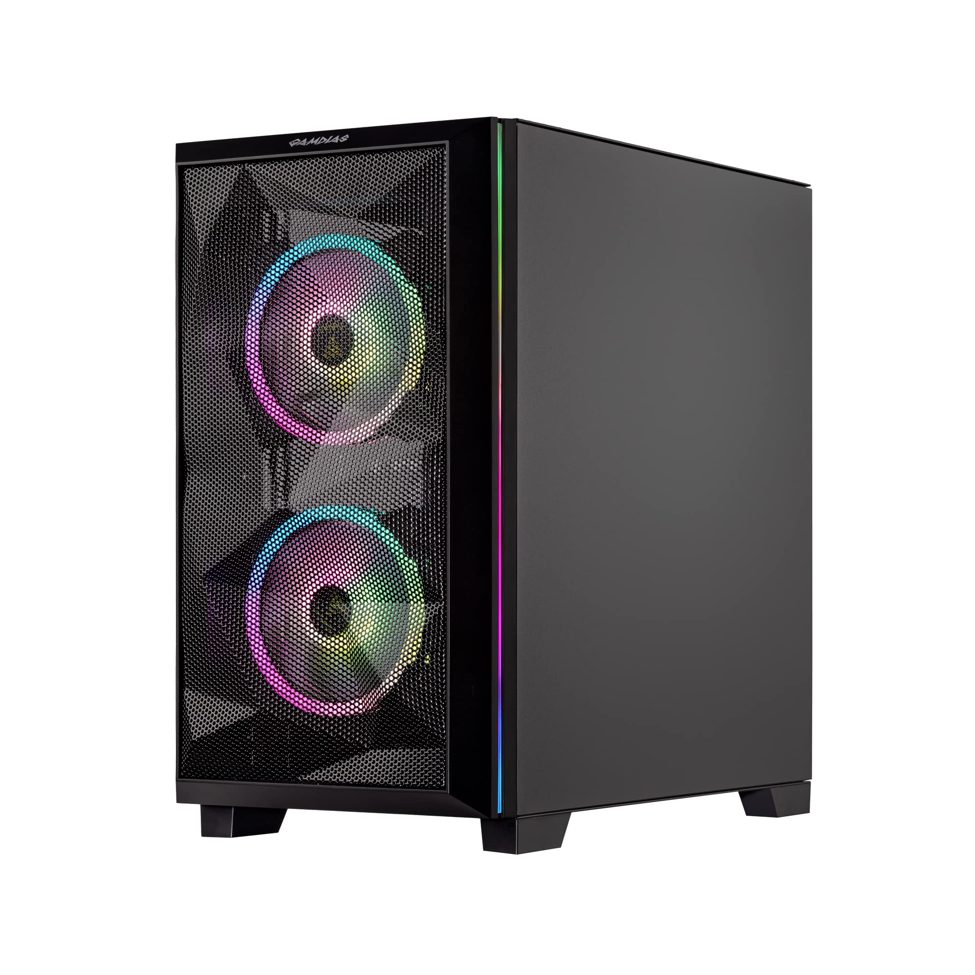 Velztorm Mini Pilum CTO Gaming Desktop PC (AMD Ryzen 7-5700X 8-Core, GeForce RTX 3070, 32GB DDR4, 512GB PCIe SSD + 2TB HDD (3.5), 120mm AIO, RGB Fans, 750W PSU, WiFi 5, BT, Win10P) VELZ0058