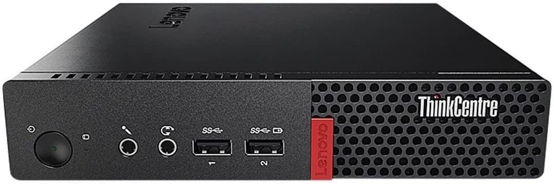 Lenovo ThinkCentre M910q Tiny Desktop Intel i7-7700T Up to 3.80GHz 32GB RAM New 1TB NVMe SSD Built-in AX210 Wi-Fi 6E BT HDMI Dual Monitor Support Wireless Keyboard and Mouse Win10 Pro (Renewed)