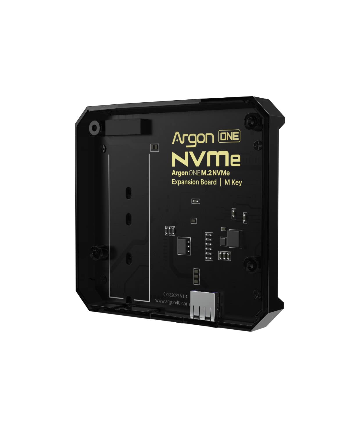 Argon ONE M.2 NVME Expansion Board for Raspberry Pi 4 | Supports M-Key M.2 NVME SSD | Only Compatible with Argon ONE V2 Cases