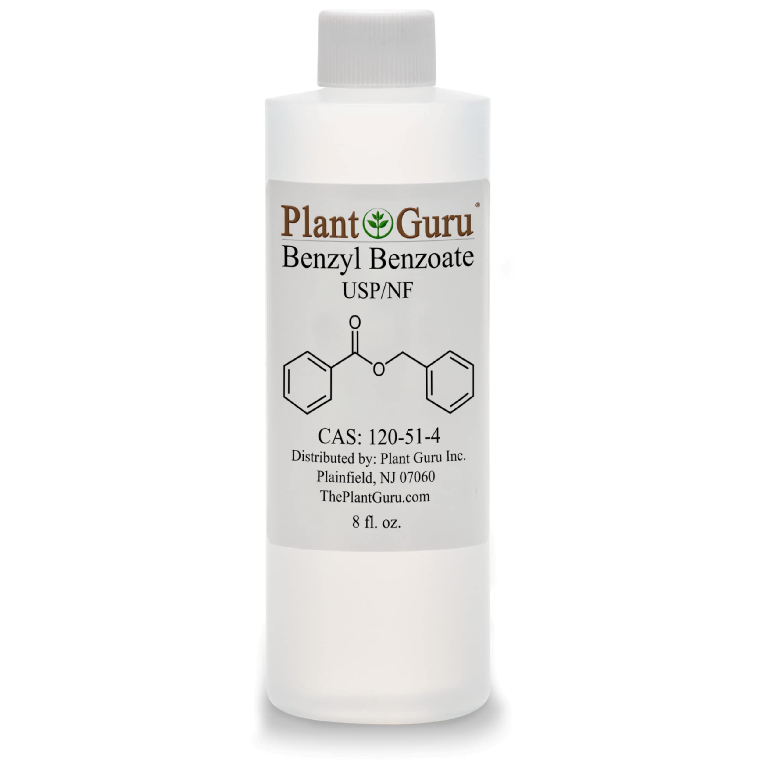 Benzyl Benzoate USP Grade Liquid 8 fl. oz. - Great for Fragrance/Aroma Compounds, Cosmetics, Hair & Scalp Products.