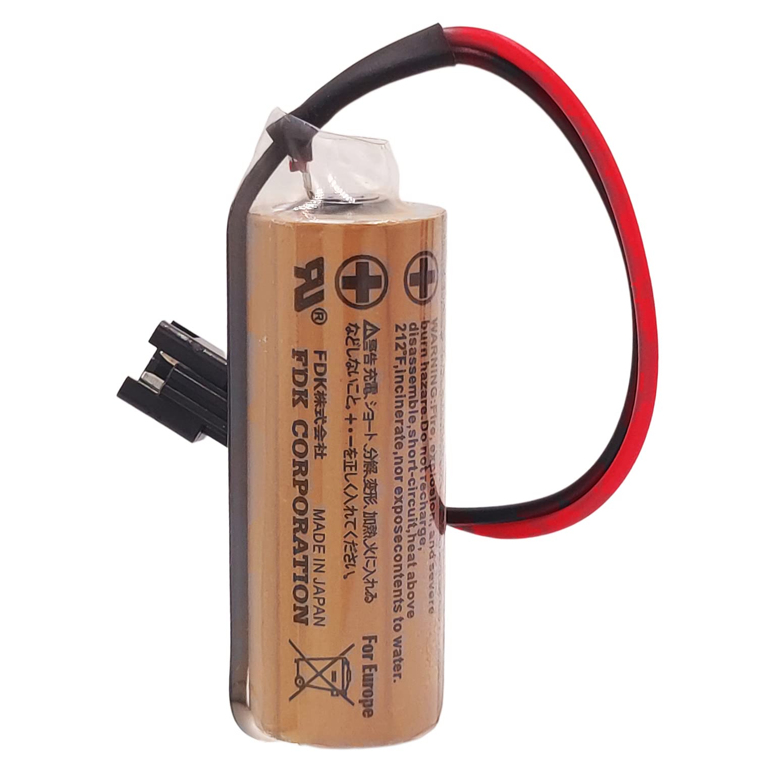 DCYNXC 3V 3000mAh Lithium Battery Replaces Fuji FDK CR8.LHC 17430, Toto CR8-LHC TH559EDV410R, TOTO THP3053 Back Up Batteries for Eco EFVS, Toto Flush Valves and Faucets