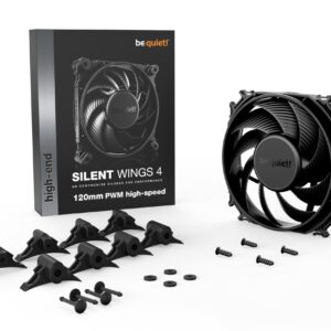 be quiet! Silent Wings 4 120mm PWM High Speed 2500 RPM Premium Low Noise Cooling Fan | 4-Pin | BL094